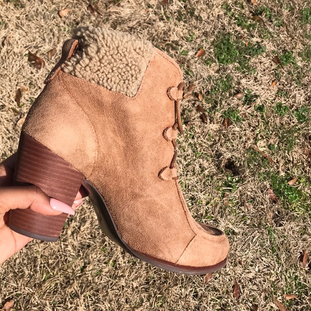 Ugg Lace Up Heel Boot